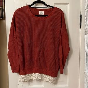 Rust Sweater from Urban Outfitters Pins and Needles
